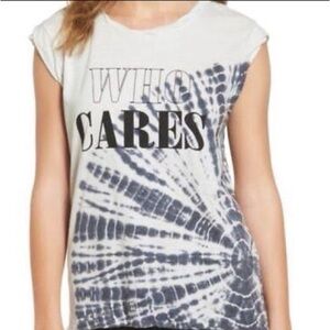 Pam & Gela cream and tie dye top